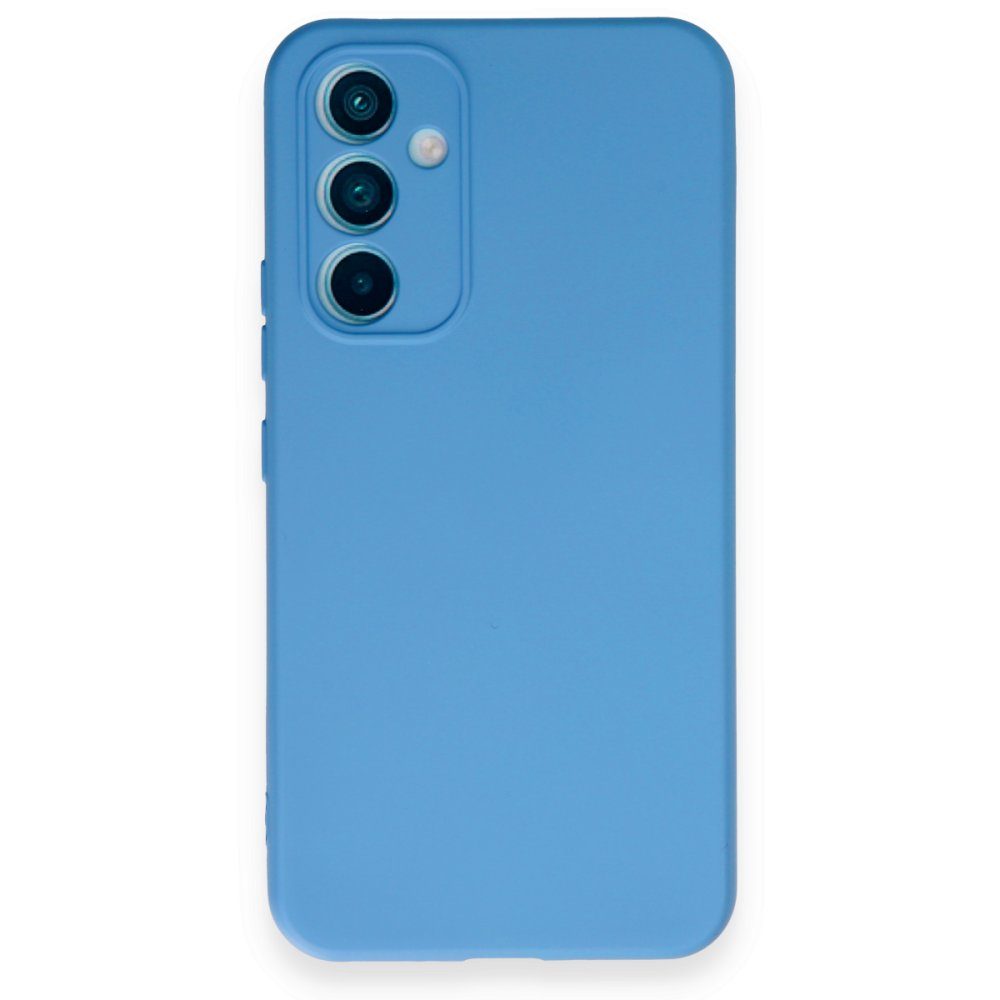 CLZ942 Samsung Galaxy A34 5g Kılıf Nano İçi Kadife  Silikon - Ürün Rengi : Mavi