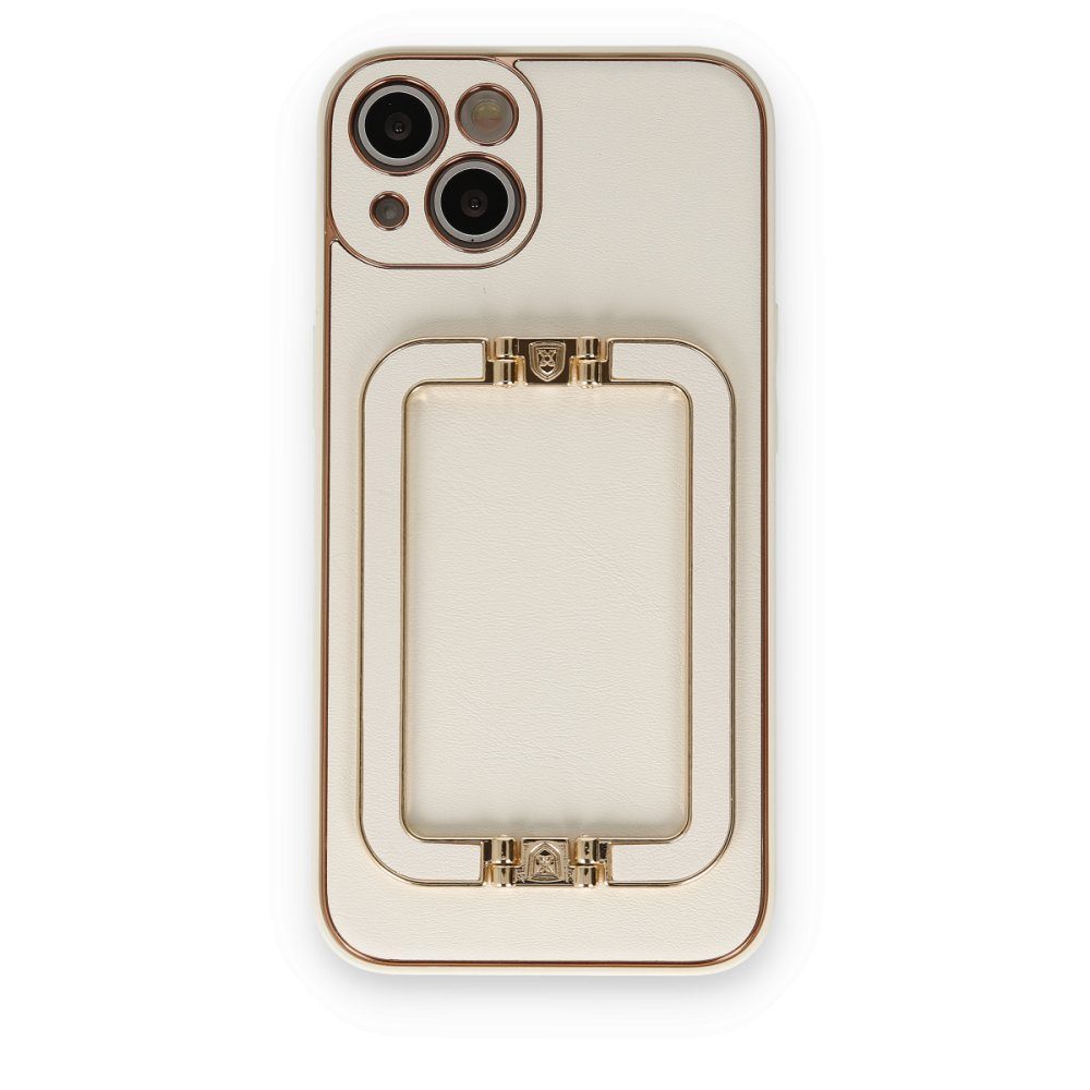 CLZ942 İphone 14 Kılıf Coco Elit Kapak - Ürün Rengi : Gold