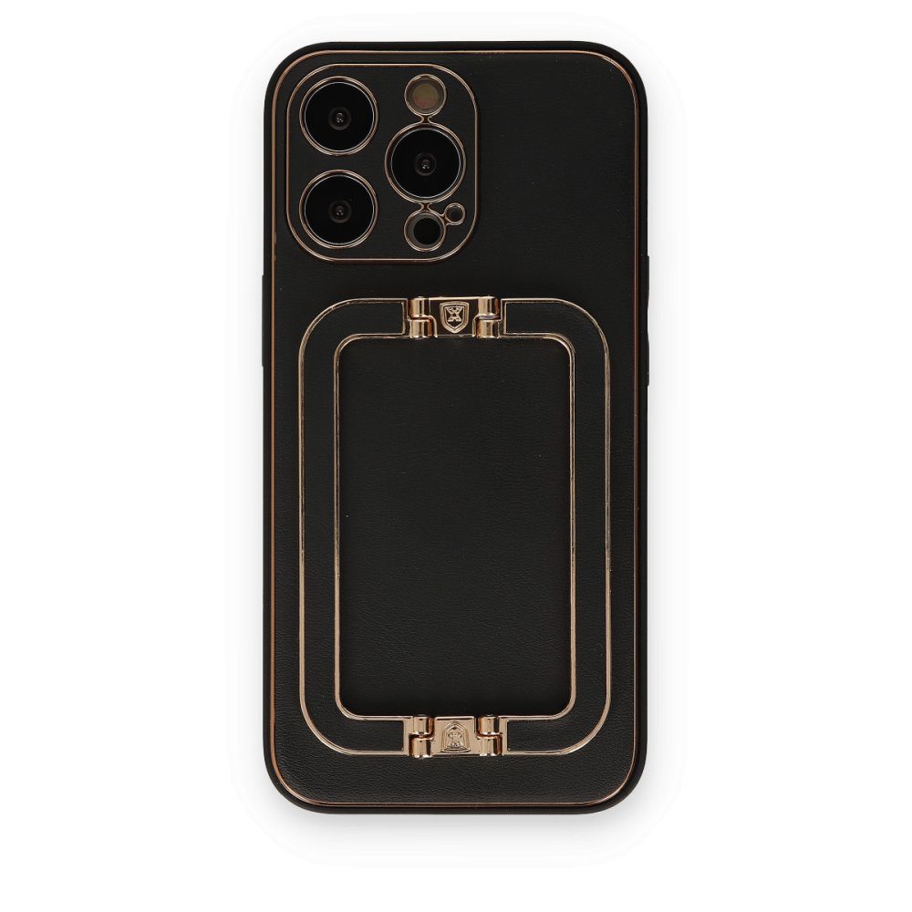 CLZ942 İphone 14 Pro Kılıf Coco Elit Kapak - Ürün Rengi : Siyah