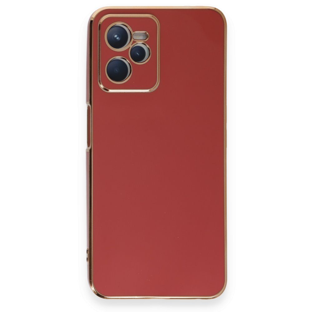 CLZ942 Realme C35 Kılıf Volet Silikon - Ürün Rengi : Kırmızı