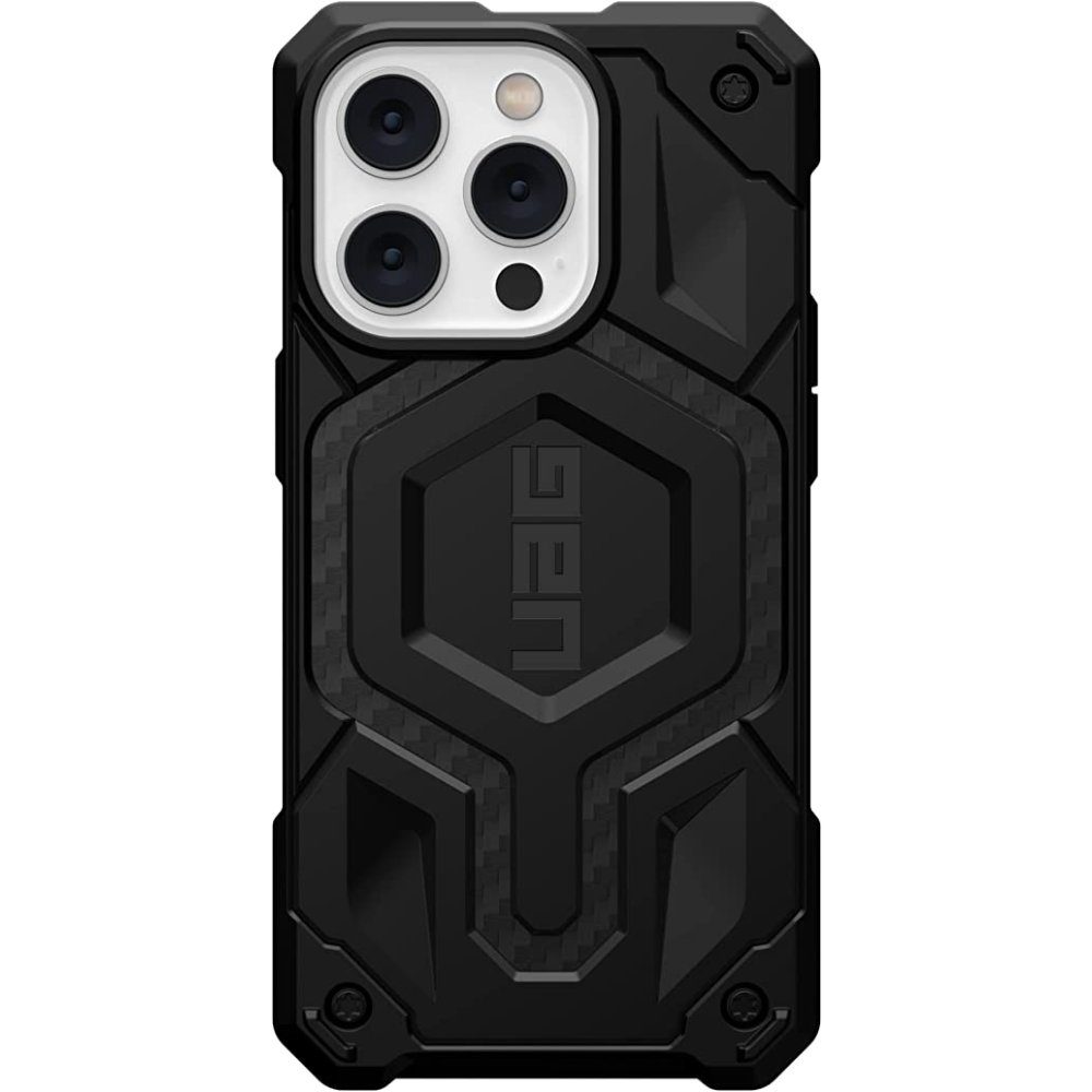 CLZ192 İphone 14 Pro Max Kılıf Uag Fiber Magneticsafe Silikon - Ürün Rengi : Lacivert