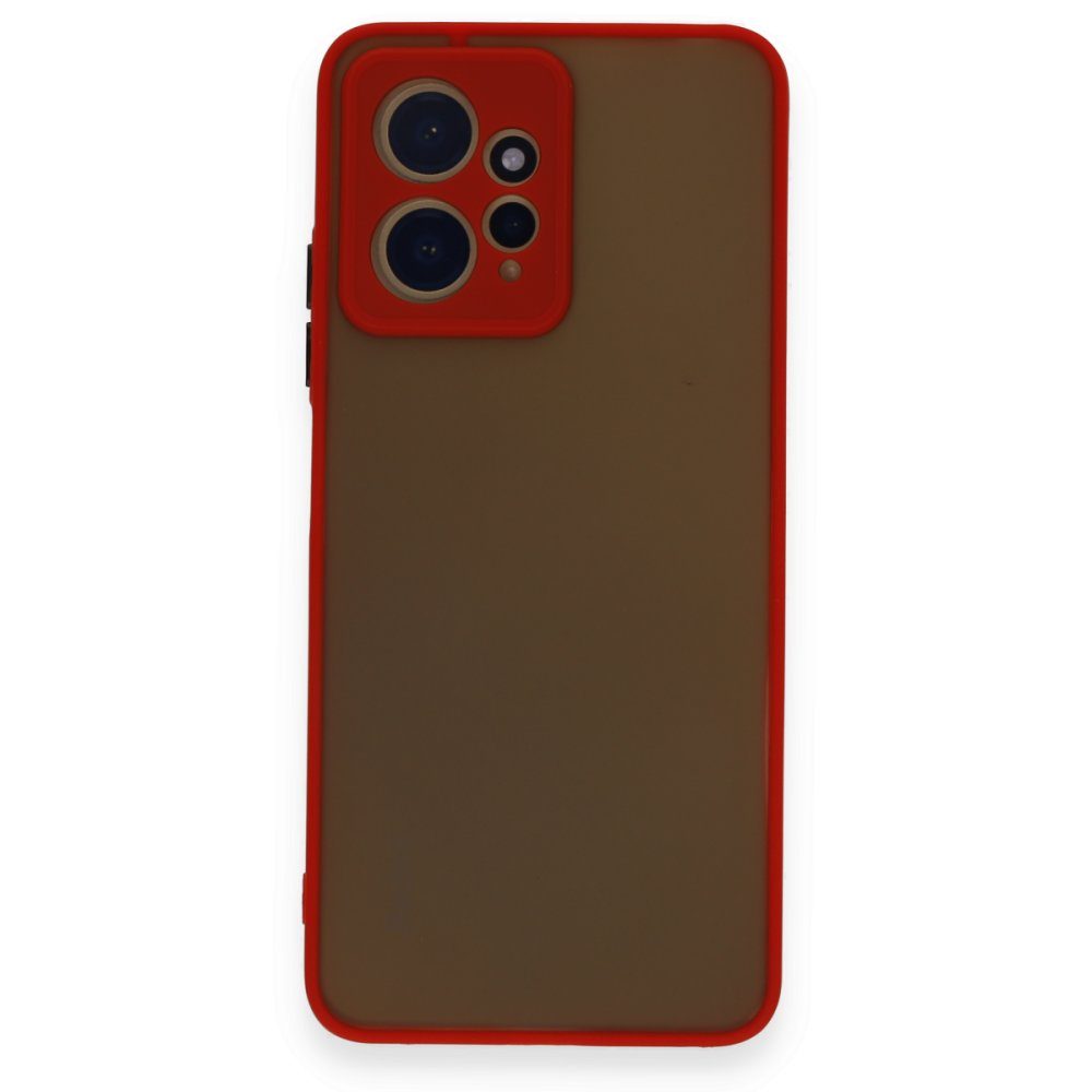 CLZ942 Xiaomi Redmi Note 12 4g Kılıf Montreal Silikon Kapak - Ürün Rengi : Kırmızı