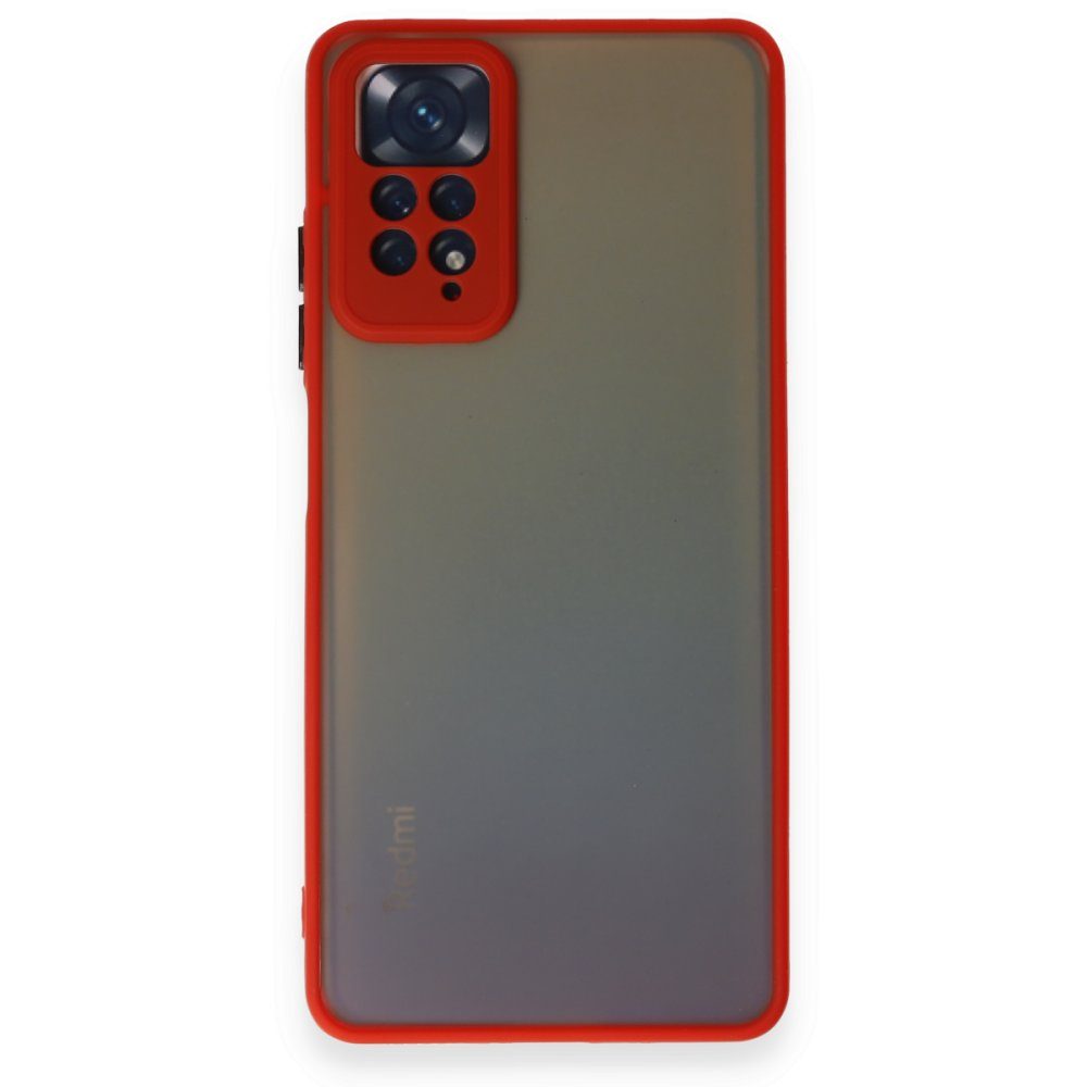 CLZ942 Xiaomi Redmi Note 12 Pro 4g Kılıf Montreal Silikon Kapak - Ürün Rengi : Kırmızı