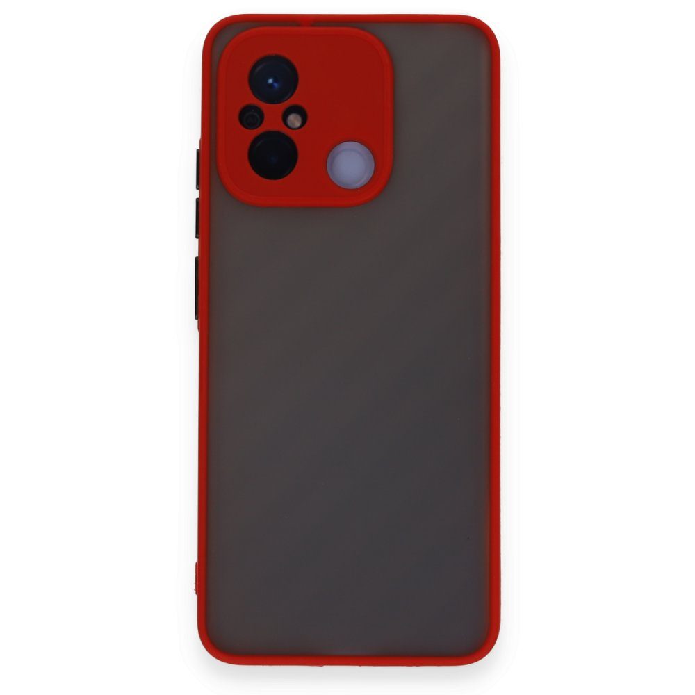 CLZ942 Xiaomi Redmi 12c Kılıf Montreal Silikon Kapak - Ürün Rengi : Kırmızı