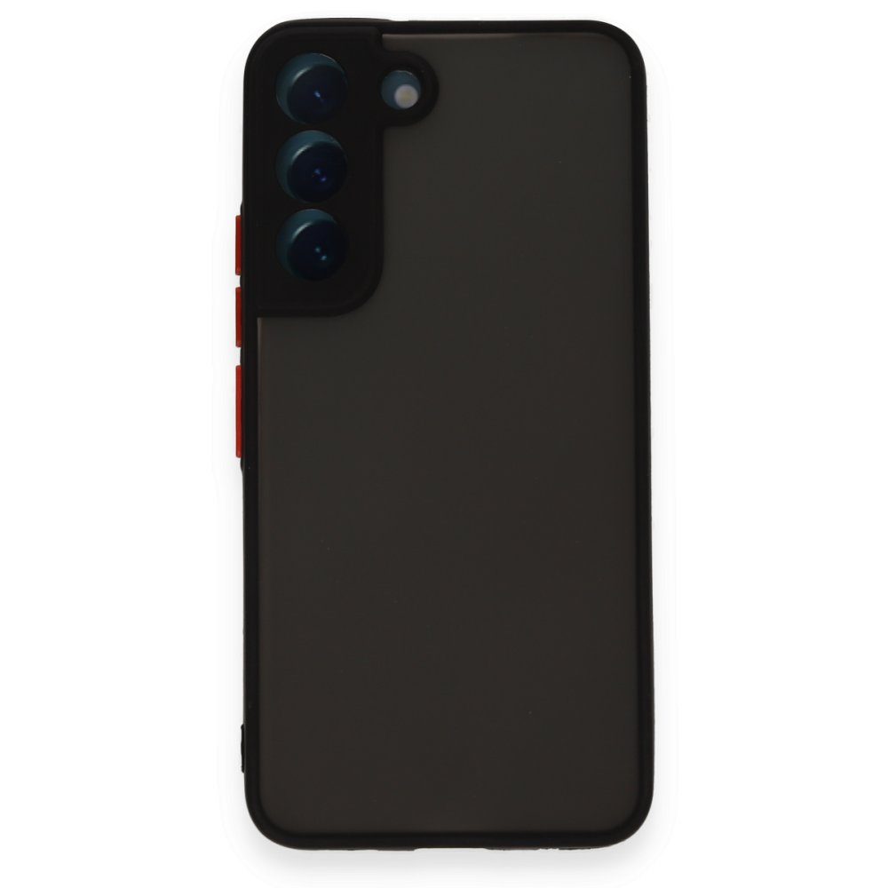 CLZ942 Samsung Galaxy S22 Kılıf Montreal Silikon Kapak - Ürün Rengi : Siyah