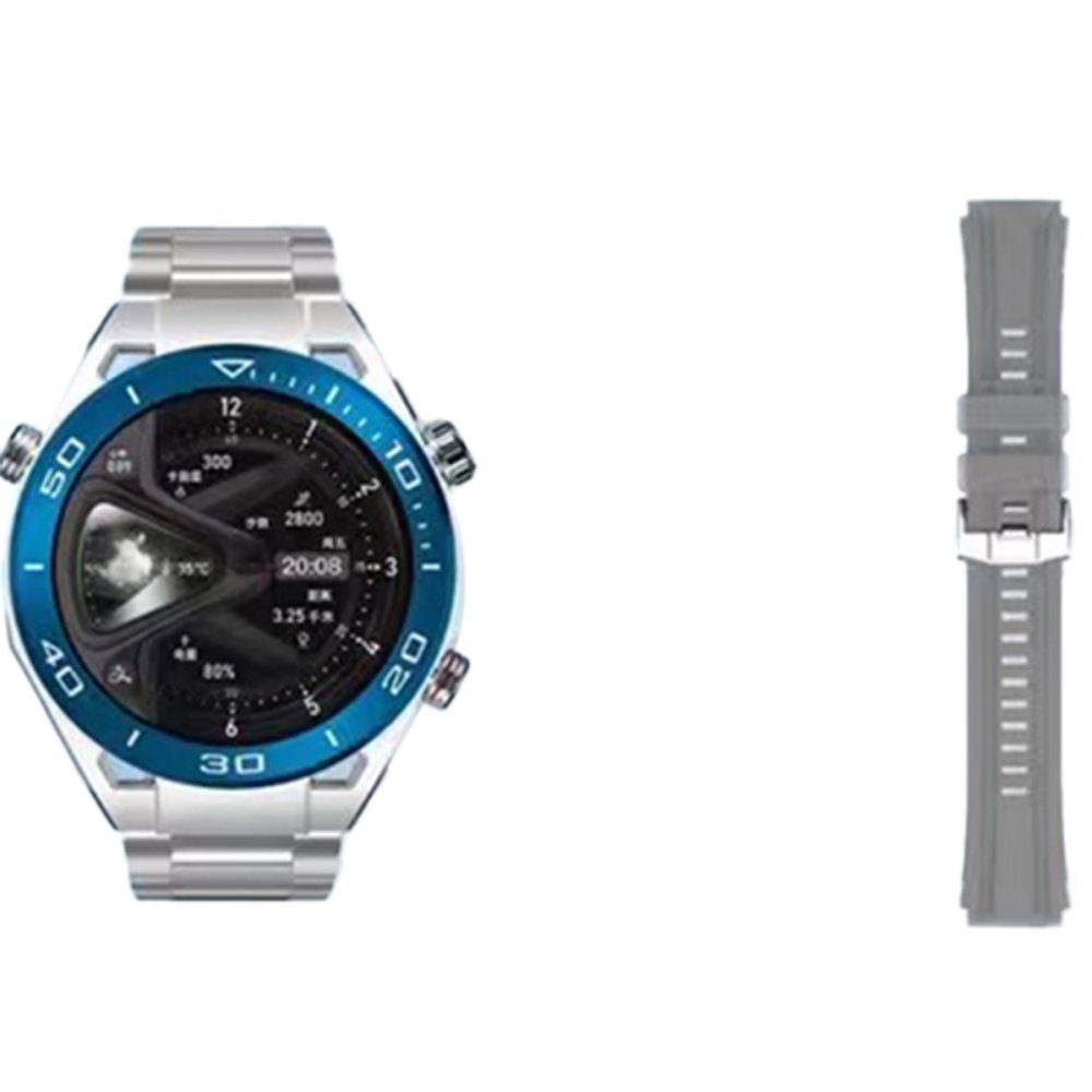 CLZ942 Earldom Sw11 Su Geçirmez Konuşma Ve Nfc Özellikli Akıllı Saat - Ürün Rengi : Gümüş