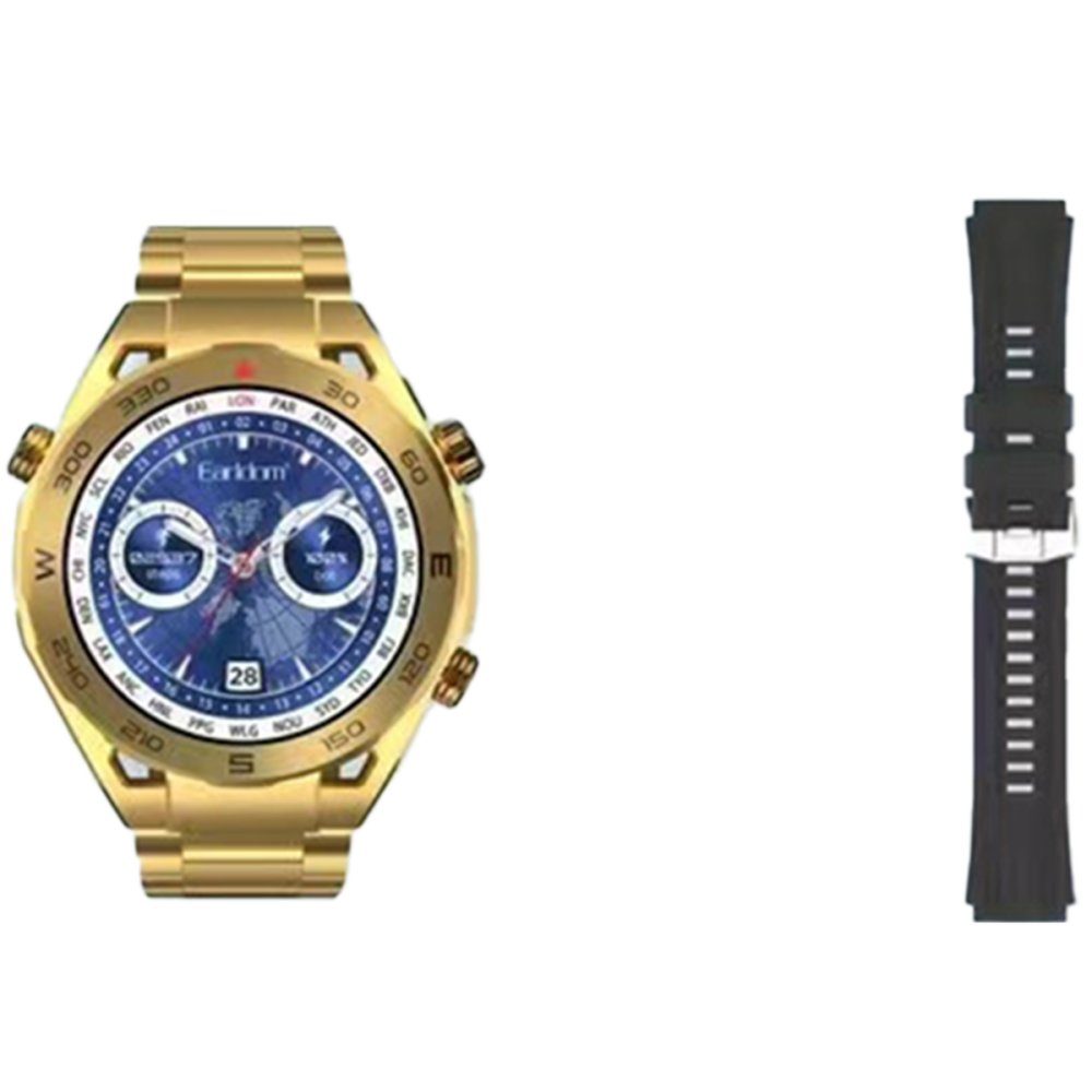 CLZ942 Earldom Sw11 Su Geçirmez Konuşma Ve Nfc Özellikli Akıllı Saat - Ürün Rengi : Gold