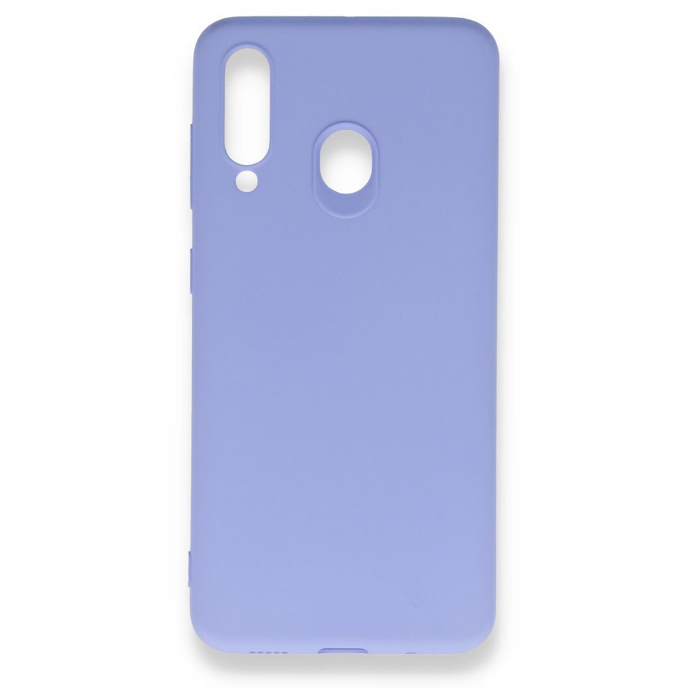 CLZ942 Samsung Galaxy A60 Kılıf First Silikon - Ürün Rengi : Mavi