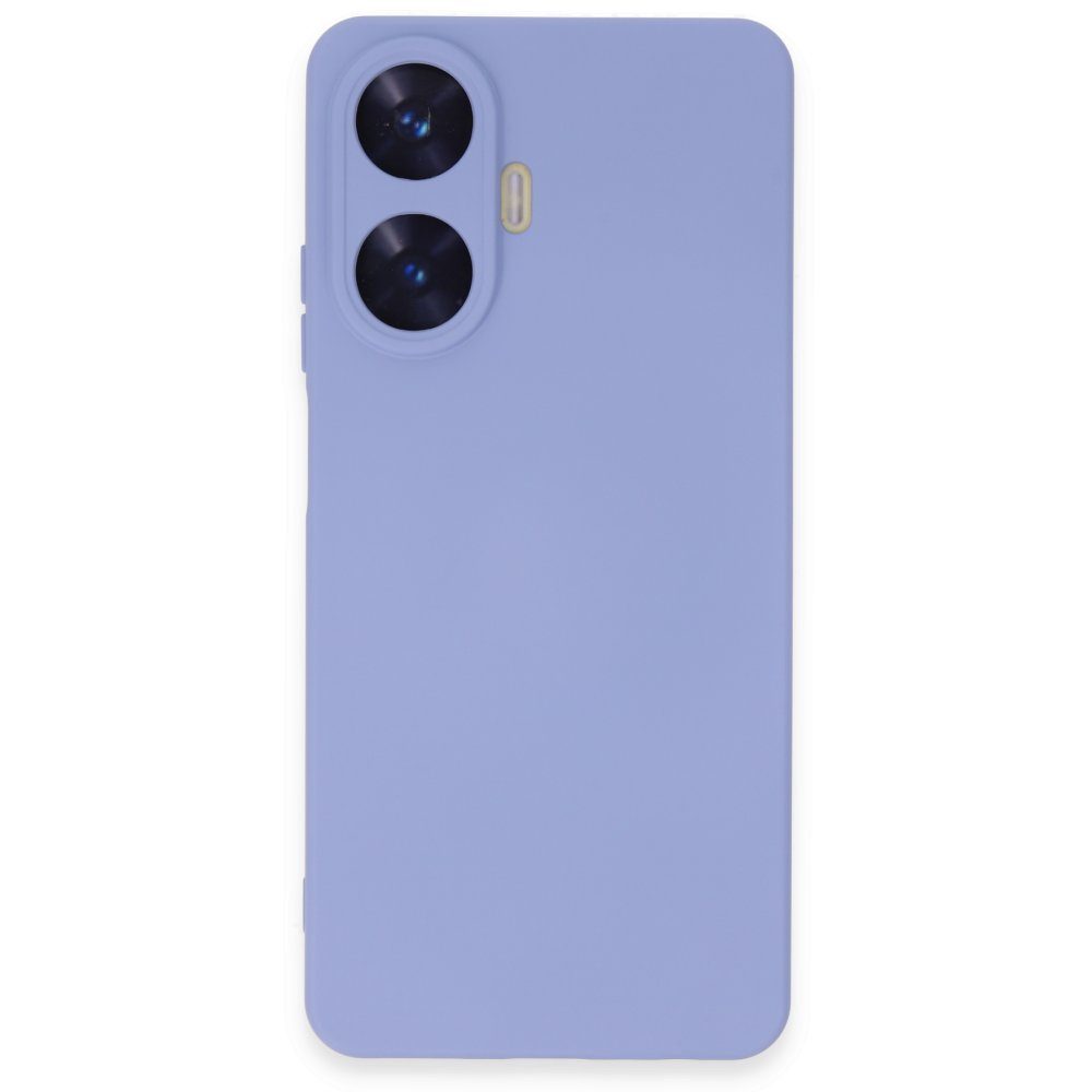 CLZ942 Realme C55 Kılıf Nano İçi Kadife  Silikon - Ürün Rengi : Mavi