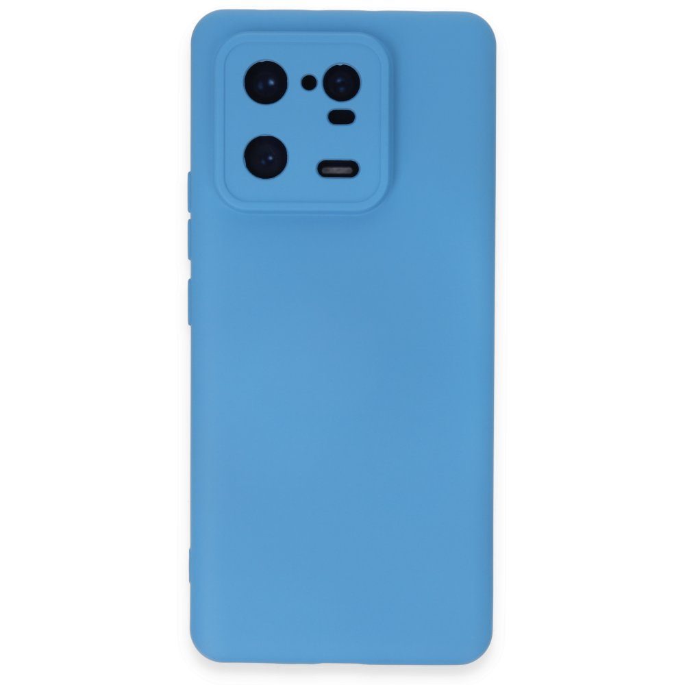 CLZ942 Xiaomi Mi 13 Pro Kılıf Nano İçi Kadife  Silikon - Ürün Rengi : Mavi