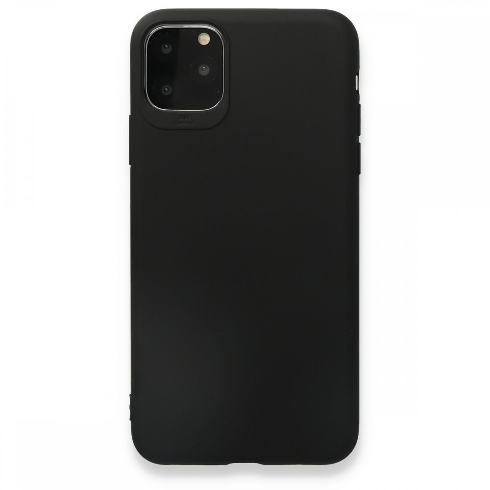 CLZ942 İphone 11 Pro Max Kılıf First Silikon - Ürün Rengi : Siyah