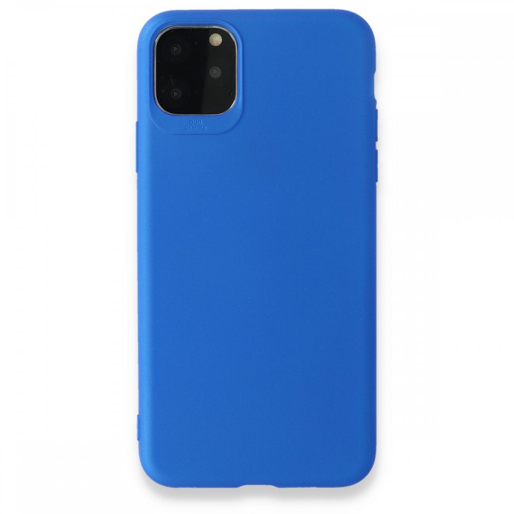 CLZ942 İphone 11 Pro Max Kılıf First Silikon - Ürün Rengi : Mavi