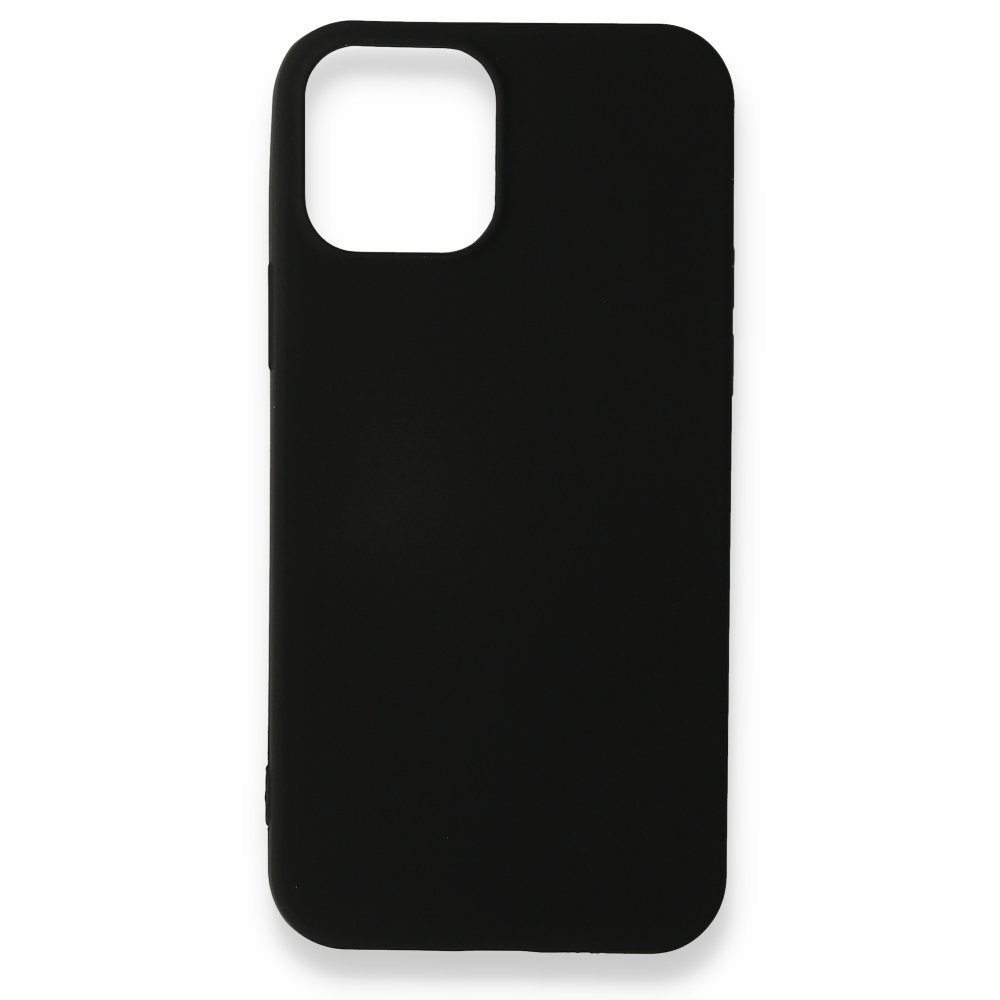 CLZ942 İphone 12 Kılıf First Silikon - Ürün Rengi : Siyah