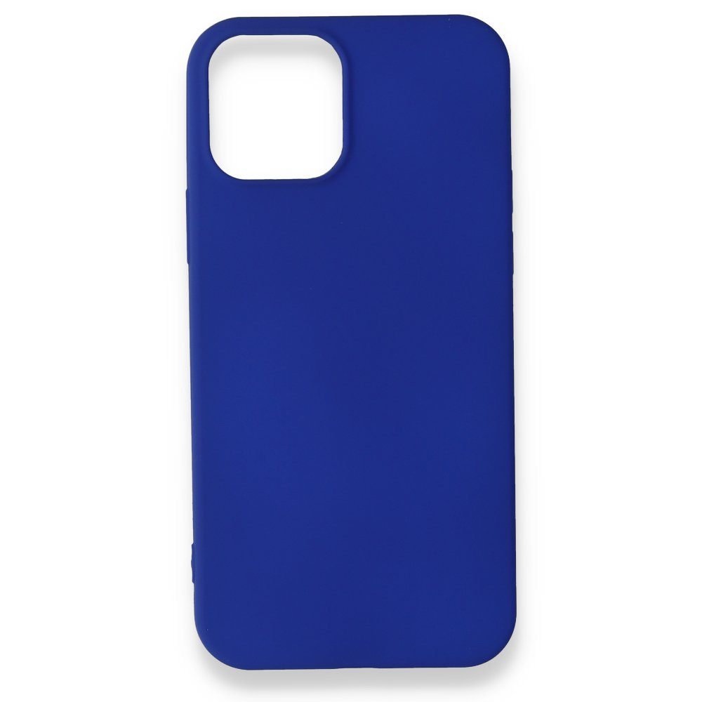 CLZ942 İphone 12 Pro Max Kılıf First Silikon - Ürün Rengi : Mavi