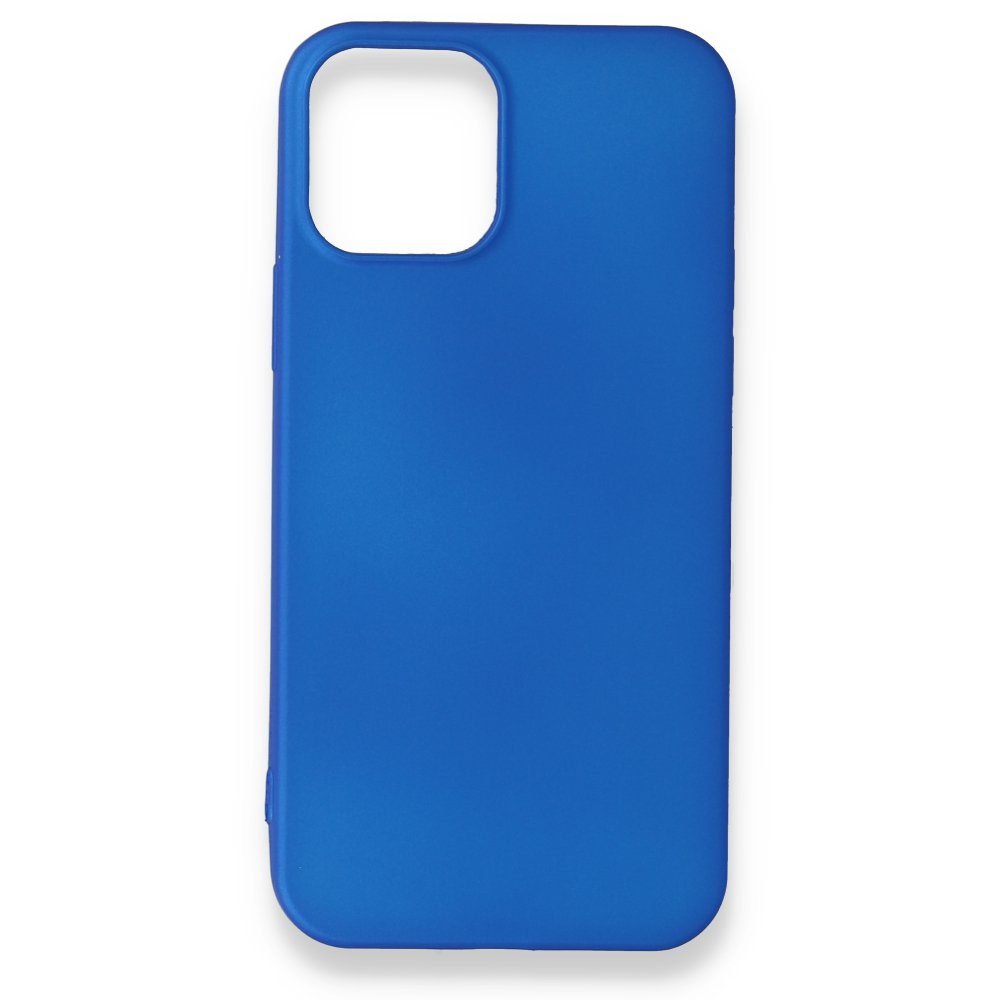 CLZ942 İphone 12 Pro Max Kılıf First Silikon - Ürün Rengi : Mavi