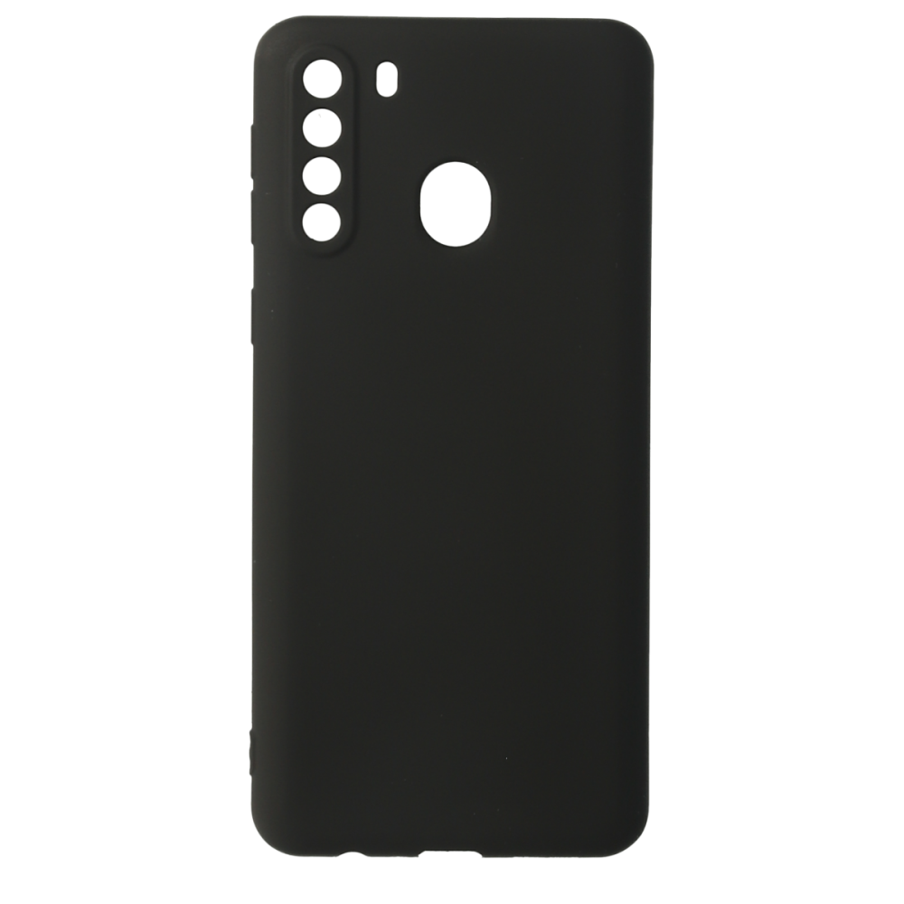 CLZ942 Samsung Galaxy A21 Kılıf First Silikon - Ürün Rengi : Siyah