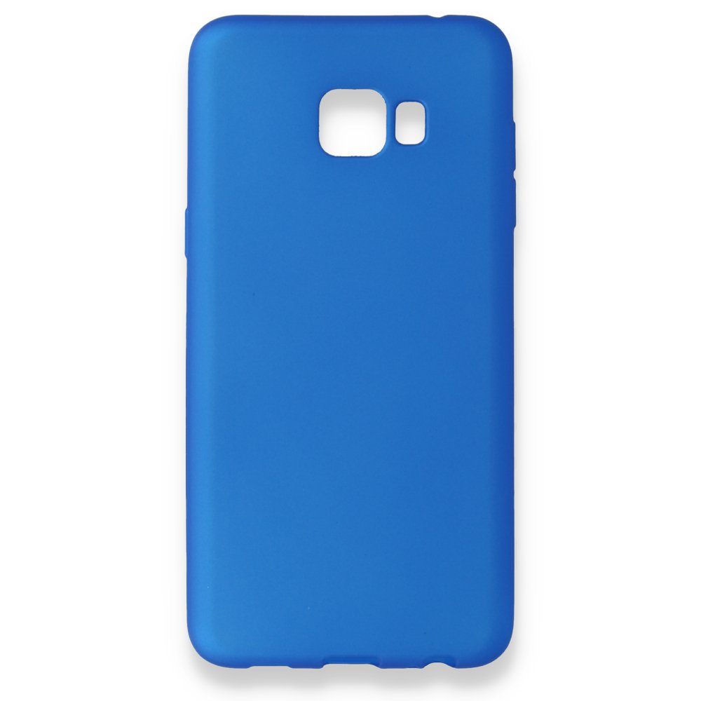 CLZ942 Samsung Galaxy C7 Pro Kılıf First Silikon - Ürün Rengi : Mavi