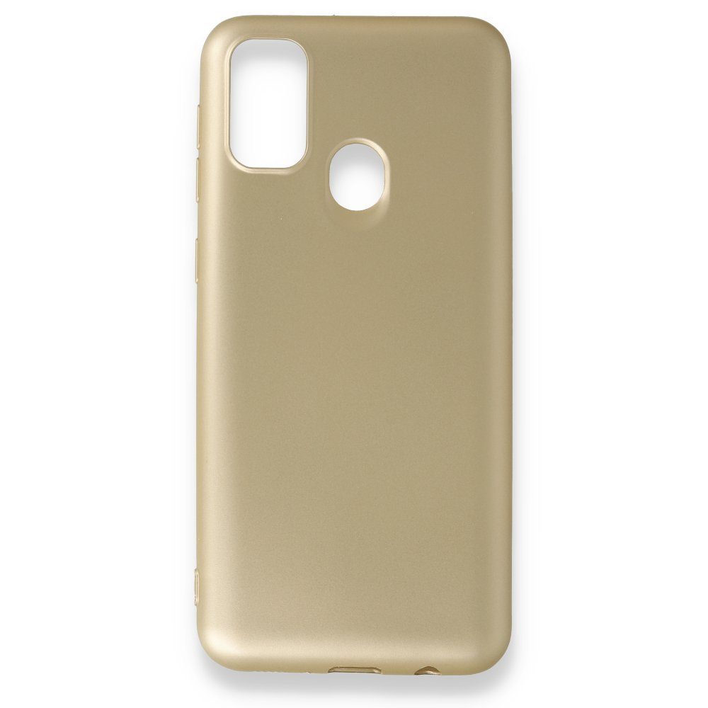 CLZ942 Samsung Galaxy M30s Kılıf First Silikon - Ürün Rengi : Gold