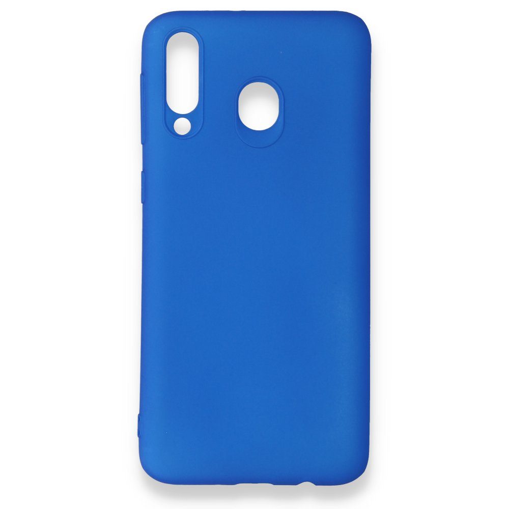 CLZ942 Samsung Galaxy M30 Kılıf First Silikon - Ürün Rengi : Mavi