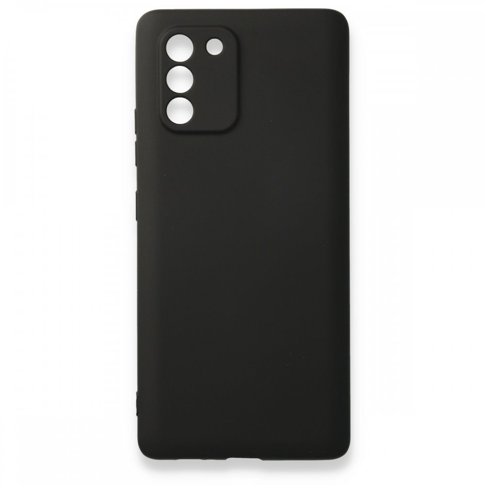 CLZ942 Samsung Galaxy A91 / S10 Lite Kılıf First Silikon - Ürün Rengi : Siyah