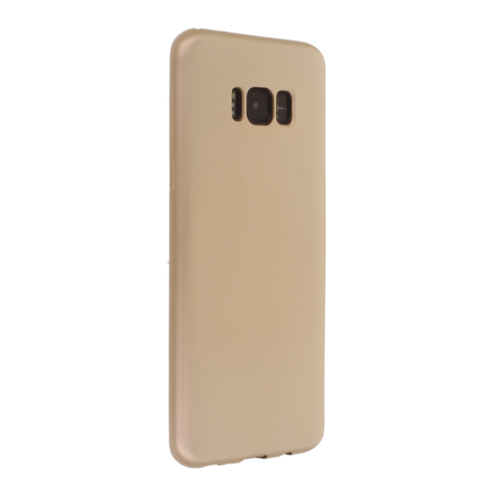 CLZ942 Samsung Galaxy S8 Plus Kılıf First Silikon - Ürün Rengi : Gold