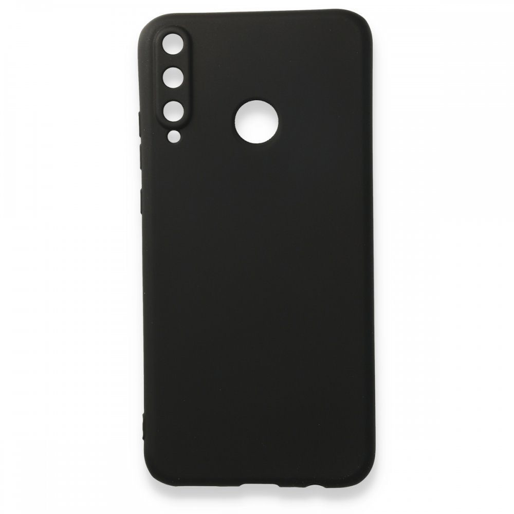 CLZ942 Huawei P40 Lite E Kılıf First Silikon - Ürün Rengi : Siyah