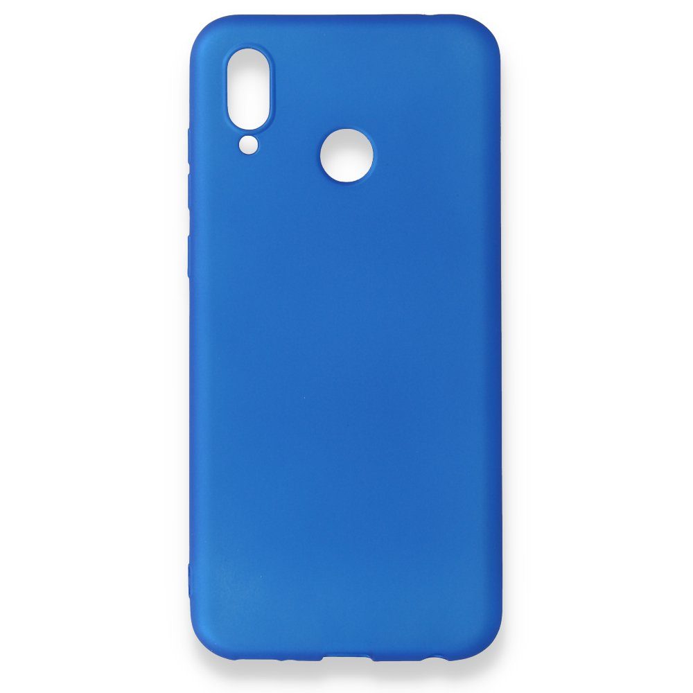 CLZ942 Huawei Honor Play Kılıf First Silikon - Ürün Rengi : Mavi