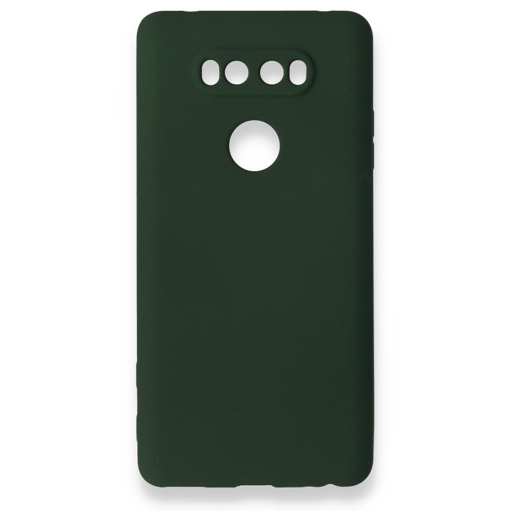 CLZ942 Lg V20 Kılıf First Silikon - Mor - Ürün Rengi : Koyu Yeşil