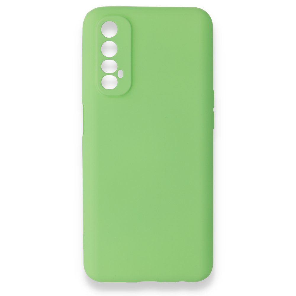 CLZ942 Realme 7 Kılıf First Silikon - Ürün Rengi : Yeşil