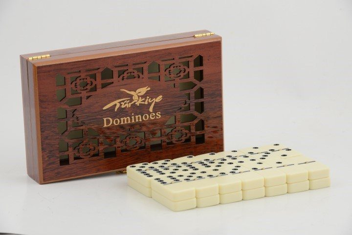 CLZ192 Ahşap Kutulu Domino Oyunu 6aly339