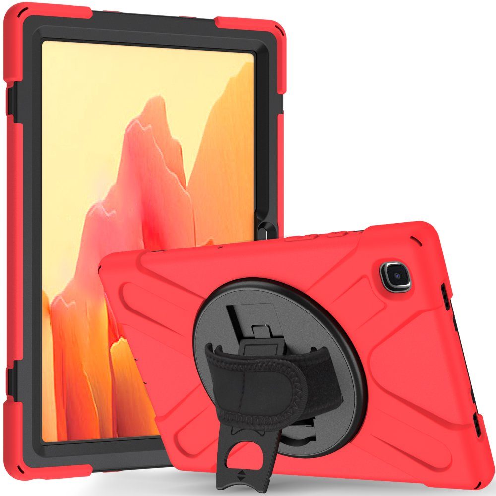 CLZ942 Samsung Galaxy T220 Tab A7 Lite 8.7 Kılıf Amazing Tablet Kapak - Ürün Rengi : Kırmızı