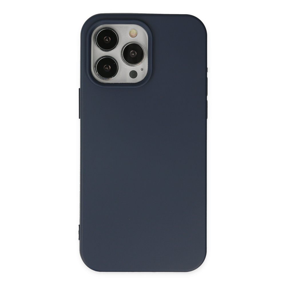CLZ942 İphone 15 Pro Kılıf First Silikon - Ürün Rengi : Lacivert