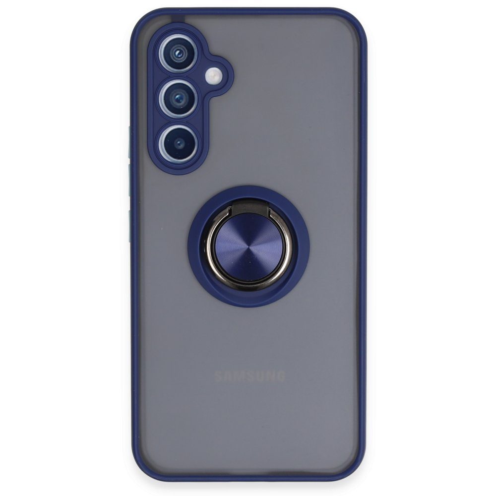 CLZ942 Samsung Galaxy A54 5g Kılıf Montreal Yüzüklü Silikon Kapak - Ürün Rengi : Sarı