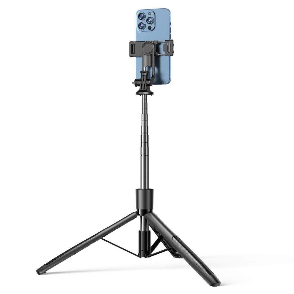 CLZ942 Yesido Sf13 360 Derece Bluetooth Kontrollü 158cm Selfie Çubuğu - Ürün Rengi : Siyah