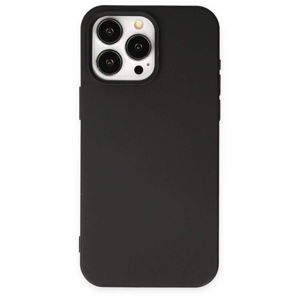 CLZ942 İphone 15 Plus Kılıf First Silikon - Ürün Rengi : Siyah