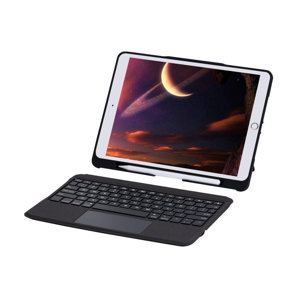 CLZ192 İpad Pro 11 (2020) Kılıf Kontra Klavyeli Tablet Kılıfı - Ürün Rengi : Siyah