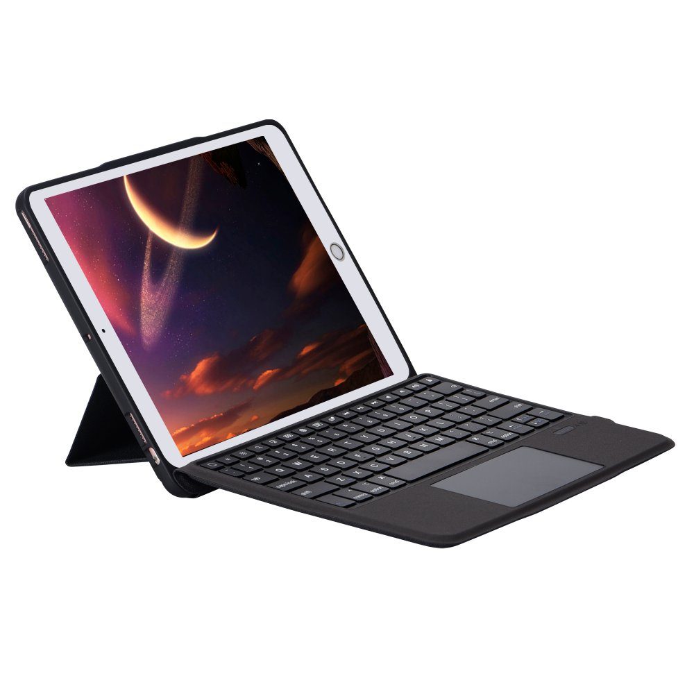 CLZ192 İpad Pro 11 (2020) Kılıf Kontra Klavyeli Tablet Kılıfı - Ürün Rengi : Siyah