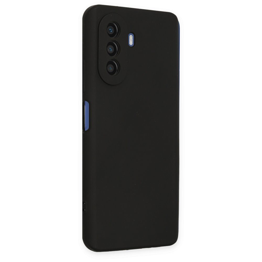 CLZ942 Huawei Nova Y70 Kılıf First Silikon - Ürün Rengi : Siyah