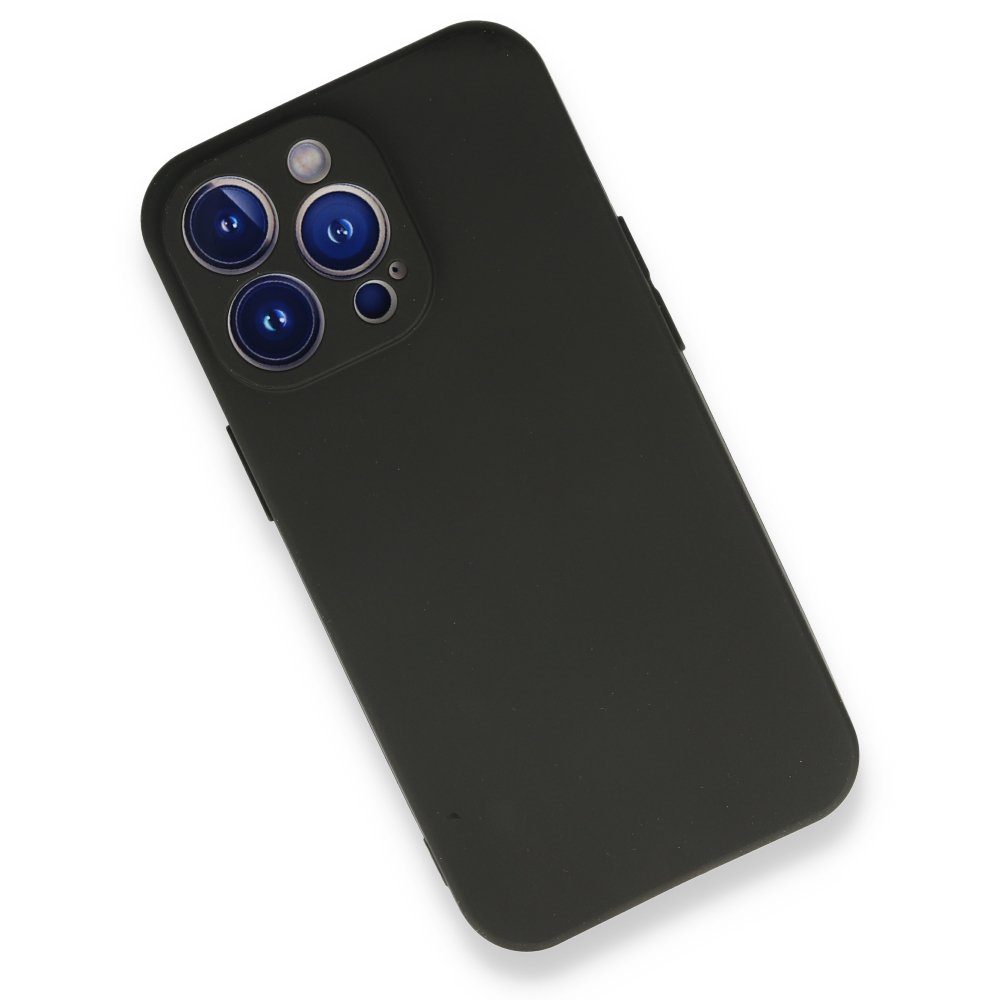 CLZ942 İphone 14 Pro Max Kılıf First Silikon - Ürün Rengi : Siyah