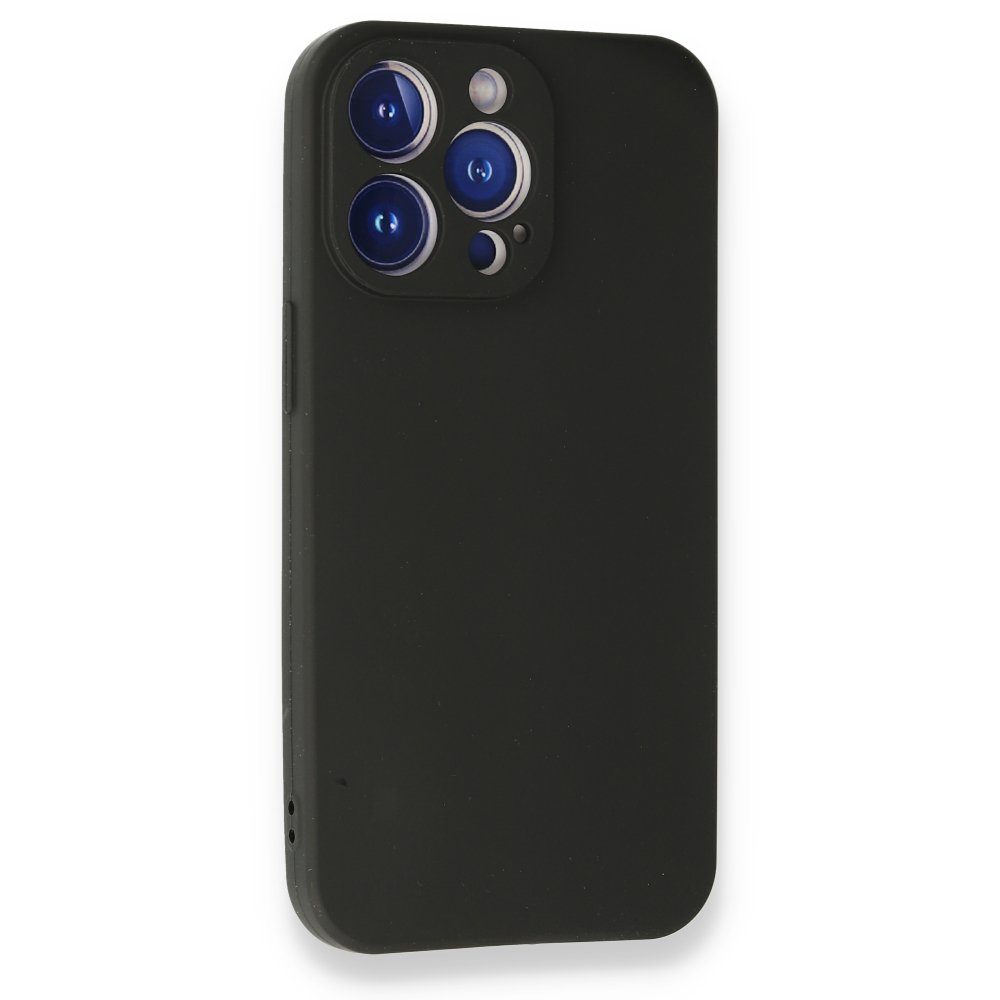 CLZ942 İphone 14 Pro Max Kılıf First Silikon - Ürün Rengi : Siyah