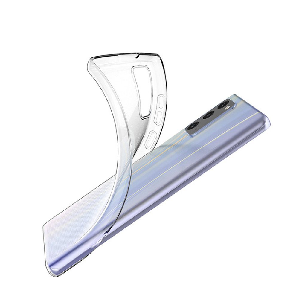 CLZ942 Samsung Galaxy Note 20 Kılıf Lüx  Silikon - Ürün Rengi : Şeffaf