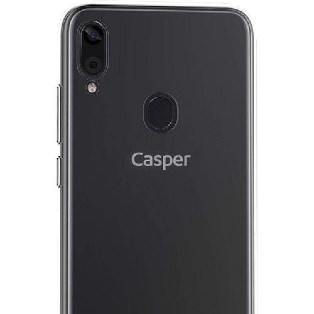 CLZ942 Casper Via E3 Kılıf Lüx  Silikon - Ürün Rengi : Şeffaf