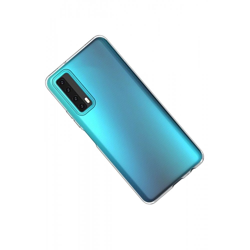 CLZ942 Huawei P Smart 2021 Kılıf Lüx  Silikon - Ürün Rengi : Şeffaf