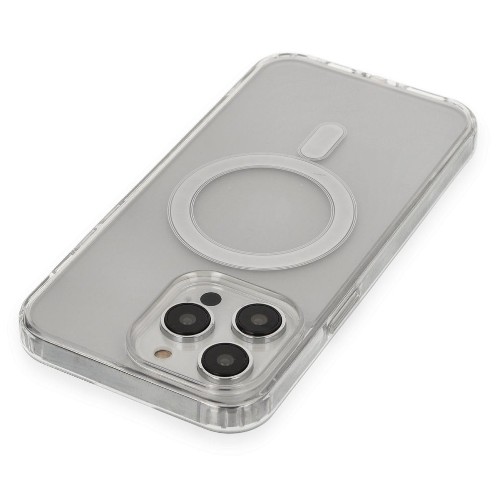 CLZ942 İphone 14 Pro Max Kılıf Matte  Magneticsafe - Ürün Rengi : Şeffaf