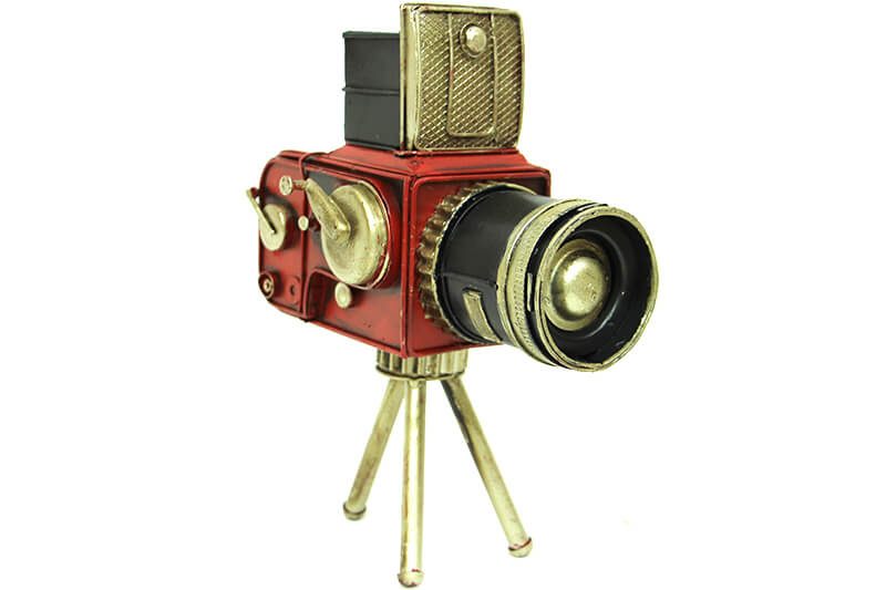CLZ192 Dekoratif Metal Kamera