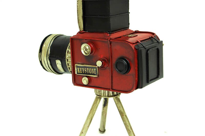 CLZ192 Dekoratif Metal Kamera