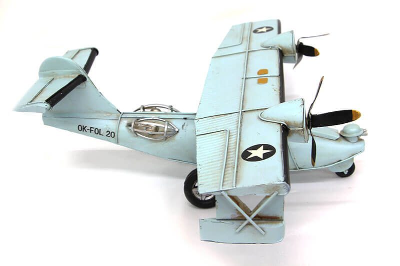 CLZ192 Dekoratif Metal Uçak