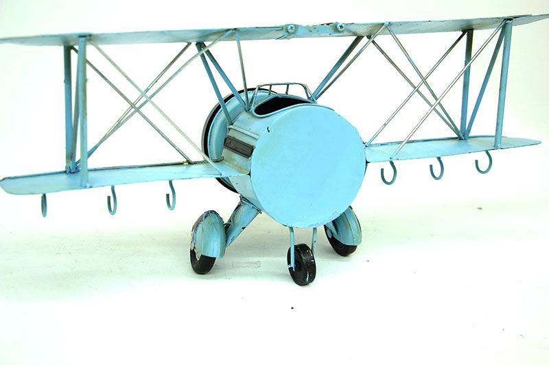 CLZ192 Dekoratif Metal Uçak Askı Ve Saatli