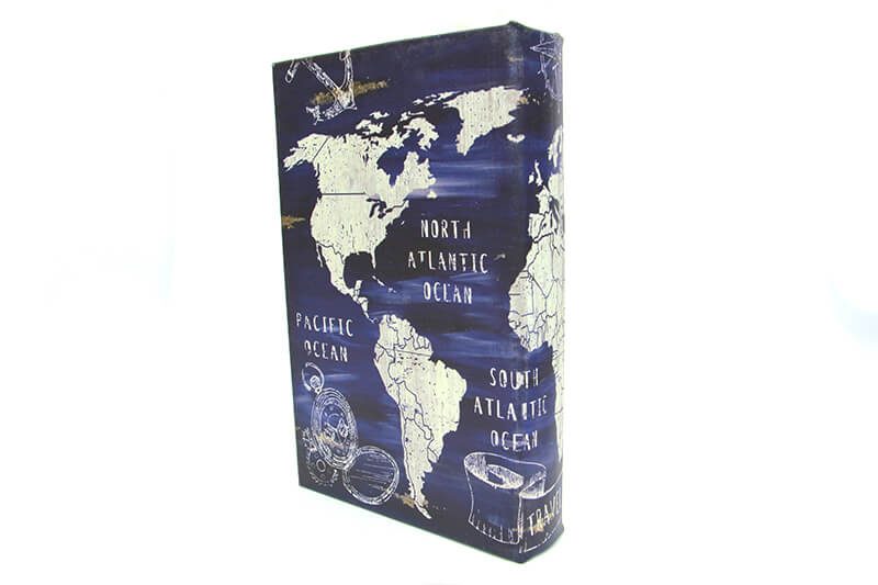 CLZ192 Kutu Kitap Aynalı Globe