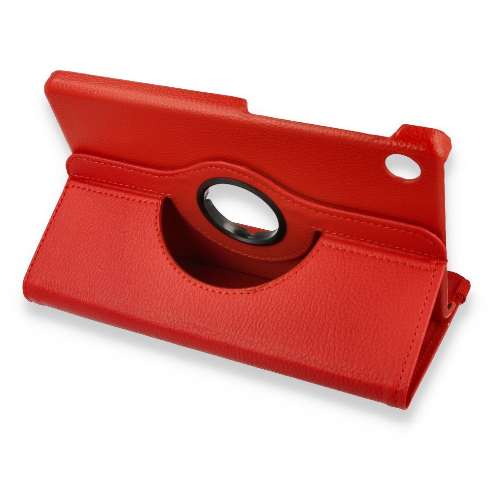 CLZ942 Huawei Matepad T8 8 Kılıf 360 Tablet Deri Kılıf - Ürün Rengi : Kırmızı